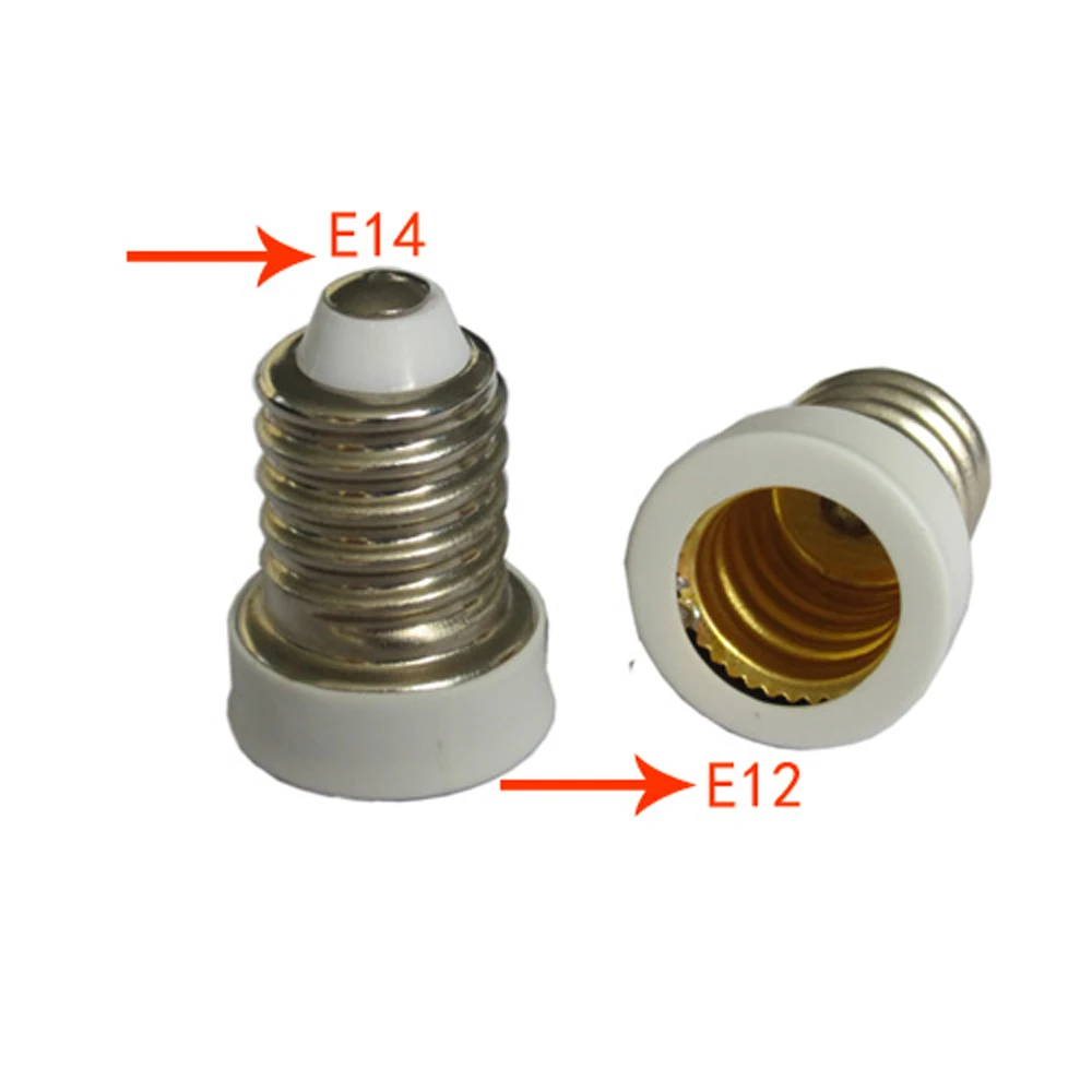 

High Quality E14 to E12 Base Adapter Converter Lamp Holder Lamp Adapter