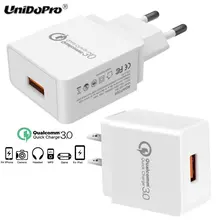 UNIDOPRO Quick Charge QC 3,0 18 Вт США ЕС вилка AC зарядное устройство для Kindle Paperwhite Voyage Oasis Fire 7/Fire HD 8 10 Быстрая зарядка