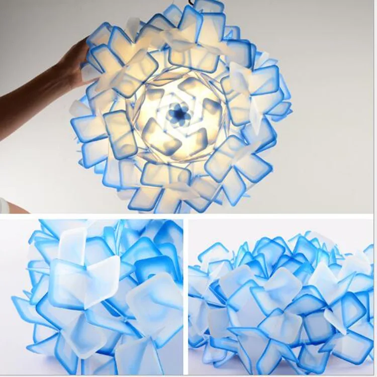 Günstige Nordic Designer Clizia Suspension Lampe Kunst Bunte Acryl Blume Led Licht Schlafzimmer Led Hängen Leuchten Kostenloser Versand