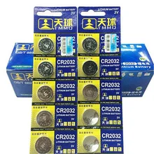 5pcs/set CR2032 Lithium Button Cell Li-ion Battery 3V Coin Cell Button Battery for Watch Toys Remote Calculators NKDC01