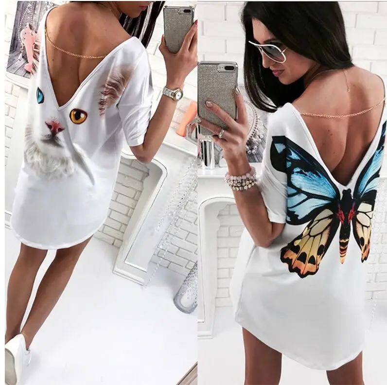 

2018 spring and summer leisure fashion dress, animal print halter dress straight, the store recommended