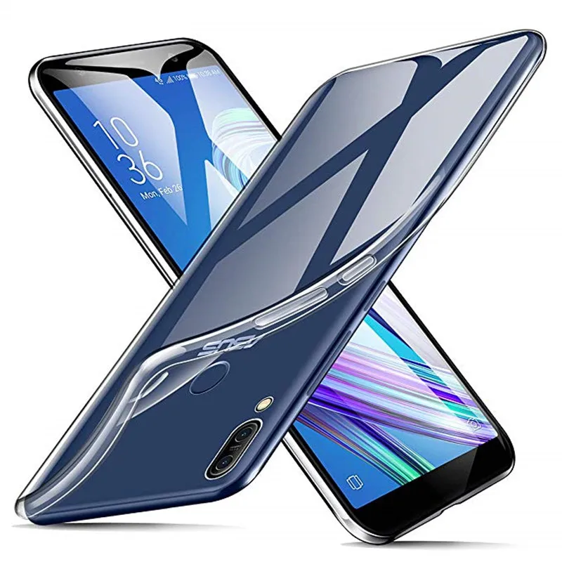 Мягкий прозрачный ТПУ силиконовый чехол для Asus ZenFone Max Pro (M1) ZB602KL чехлы телефонов