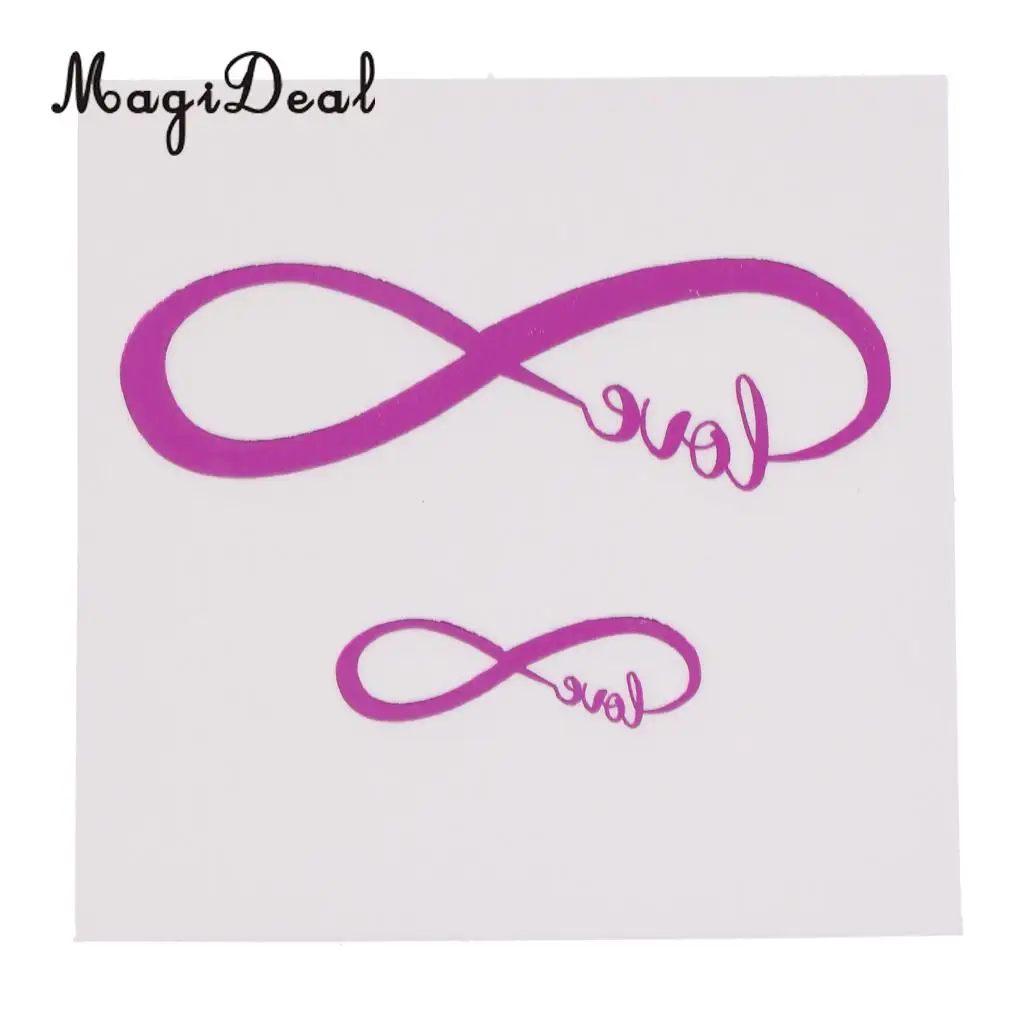 MagiDeal 10Pcs/Lot Purple Team Bride Tribe Temporary Tattoos Wedding Sticker Hens Night Party Decoration Hands Sticker