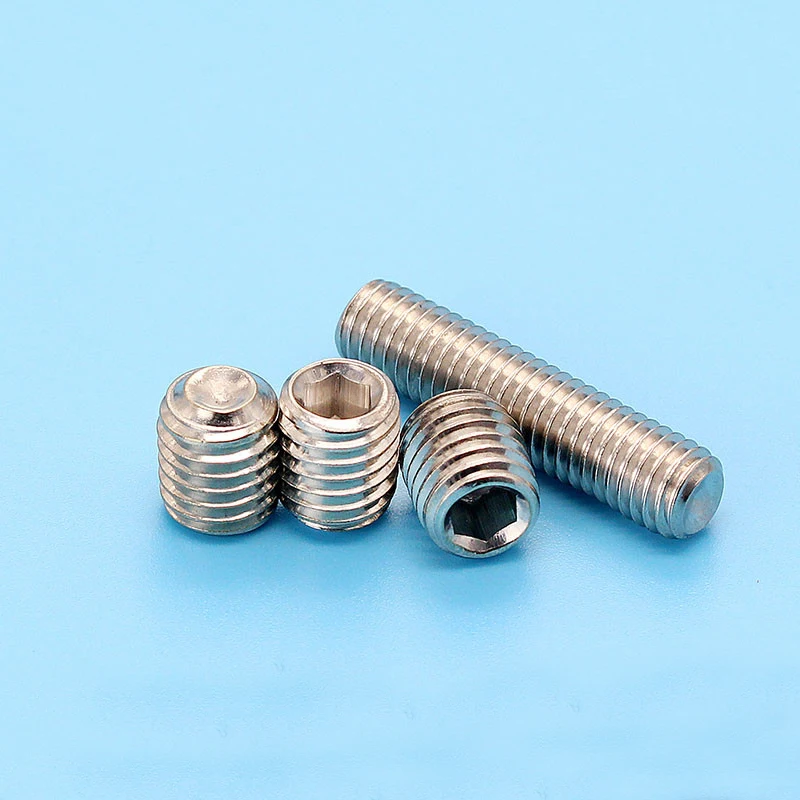 30pcs M2.5 allen concave end set screws grubs inner hexagon headless