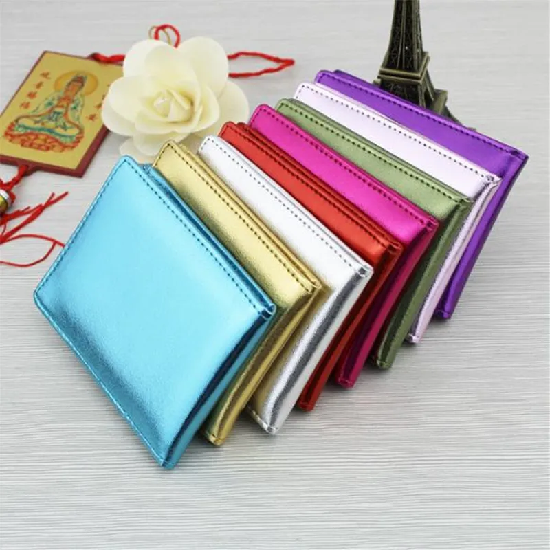 

Driver's License Set Fresh Candy Color Card Holder Clip Bag Hypnotic Passport Folder Laser Light Leather Passport Cover Document