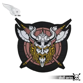 

Hot sale! Fashion AXE PATCH Embroidered Patches for Full Back Size of Jackets Motorcycle Biker Patch 30CM Free Shipping