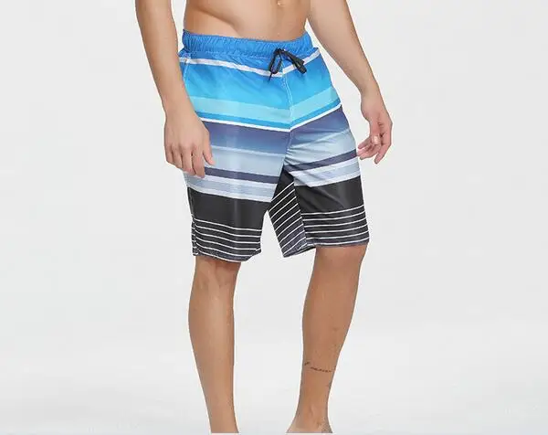adjustable waist swim trunks