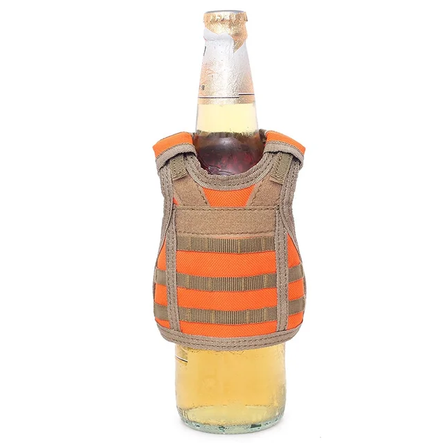Beer Vest Military Mini Tactical Premium Beer Bottle koozie Molle Vest