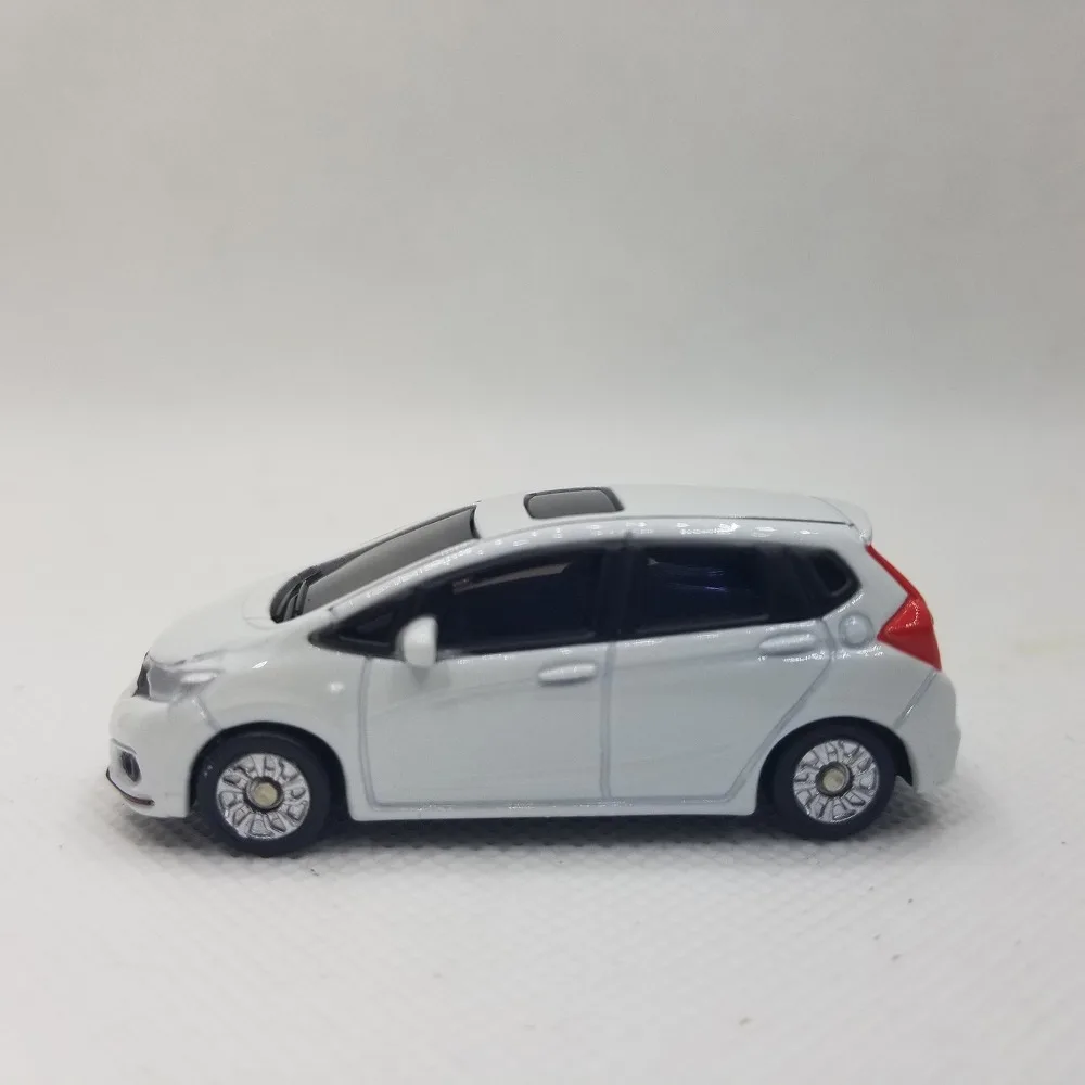 1: 64 литая под давлением модель для Honda Fit Sport белый миникар игрушечный автомобиль миниатюрные подарки джаз