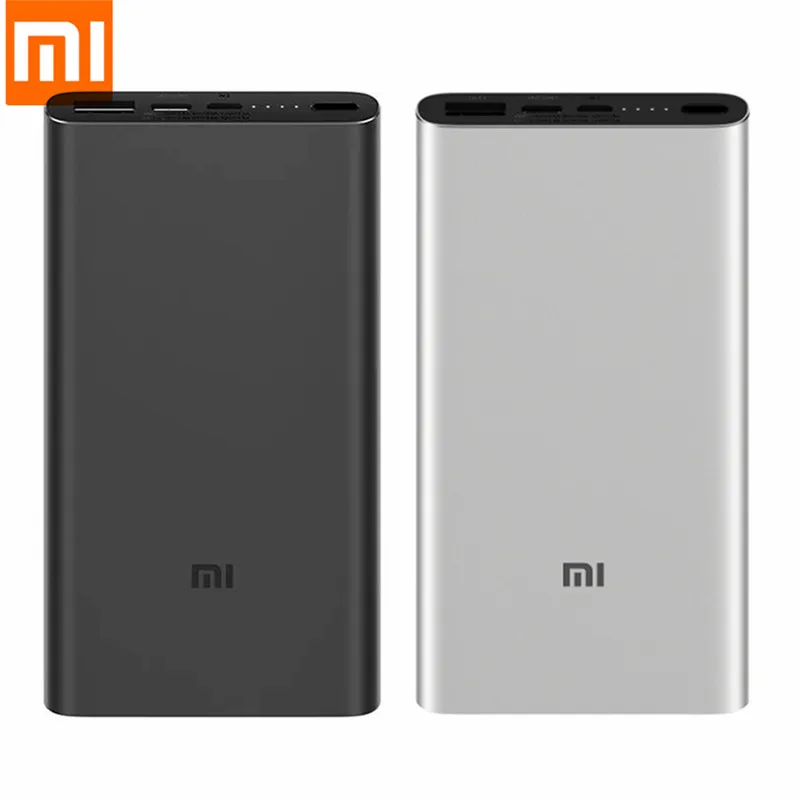 

Xiaomi Power Bank 3 10000mAh External Battery Pack Dual USB Quick Charge 3.0 Universal for Mobile Phone USB Equipments Device