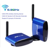 5 8G Wireless Transmitter and font b Receiver b font with IR Remote up to 200M