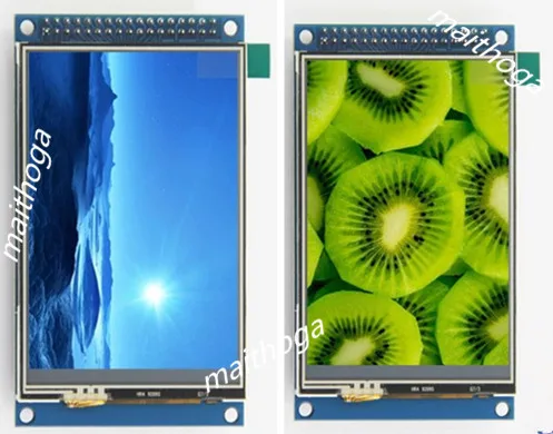 

3.5 inch 262K HD TFT LCD Touch Screen with Adapter Board ILI9486 Drive IC 16Bit Parallel Interface 480*320 XPT2046 RGB565