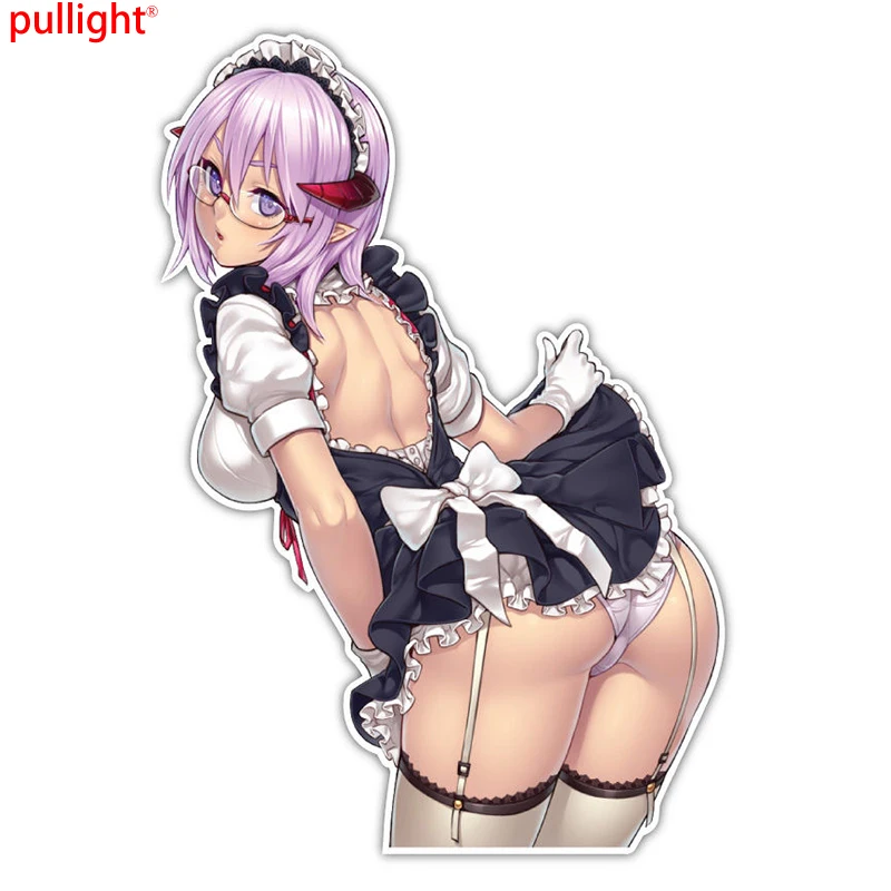 

3D Car Stickers Hot Girl Anime Car Window Bike Decal Sticker Window Wiper Decals Rear Windshield Car-Styling Decor Sticker Jdm