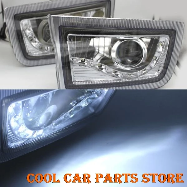 2x Противотуманные фары светодиодные дневные для Toyota Land Cruiser Prado FJ90 3400 01-02