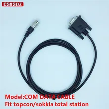 10 шт.) новая Topcon/универсальная станция Sokkia com Кабель для скачивания данных, FC-24, 6pin к RS232