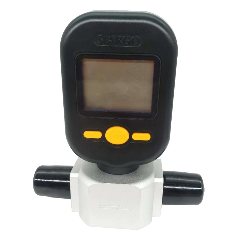 

MF5712 Gas Flowmeter 200L/min Digital Gas Air Nitrogen Oxygen Mass Flow Gauge Tester Flow Meter