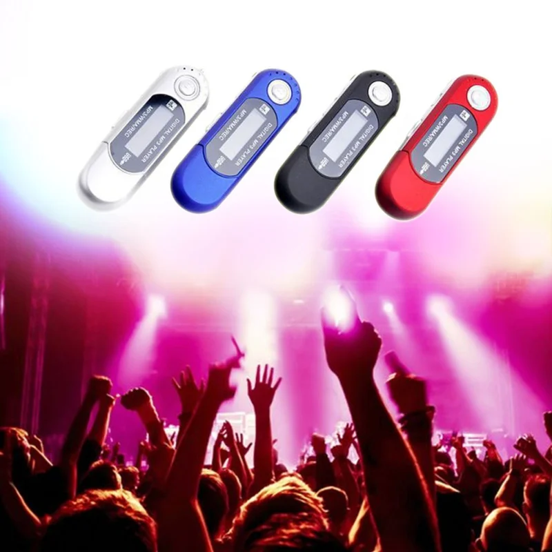 Дизайн мини USB флэш MP3-плеер ЖК-экран поддержка вспышки 32 Гб TF/SD слот для карт цифровой MP3 музыкальный плеер