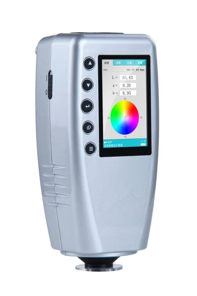 colorimeter color meter reader portable handheld digital wr difference professional precision wr10 food samples spectrophotometer colorimeters