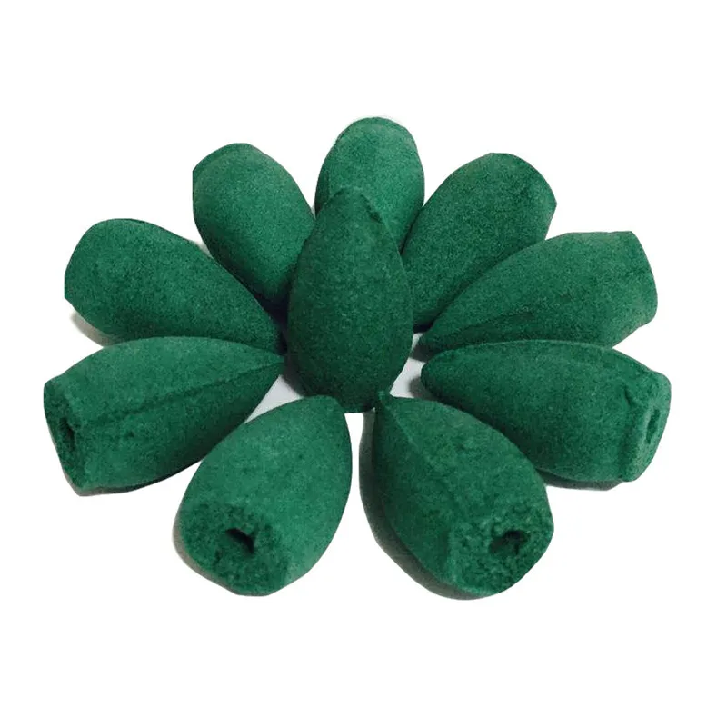 10Pcs Natural Floral Fragrance Backflow Incense Cones Jasmine Lily Rose Carnation Mint Lavender Mixed Incense Cones (2)