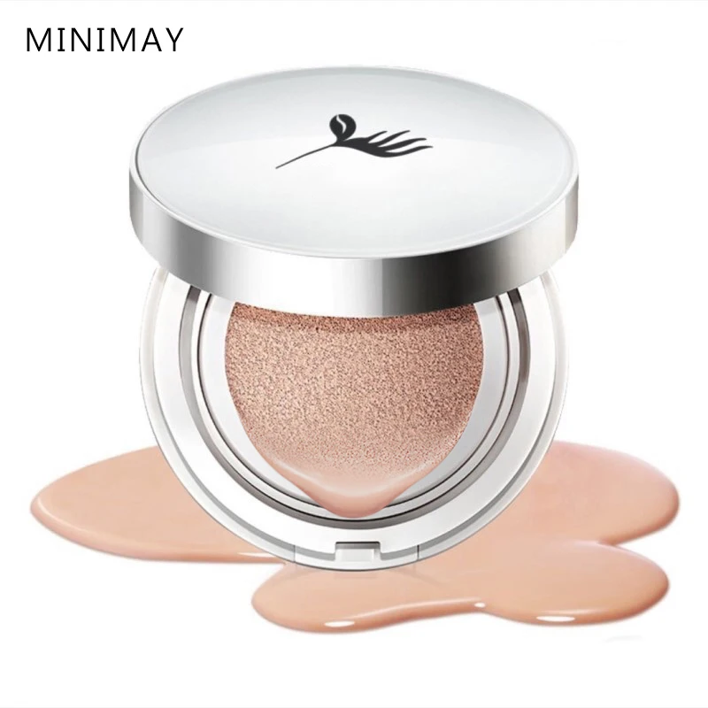 

MINIMAY Moisturizing Brighten Sun Protection BB CC Cream Air Cushion Concealer Base Makeup Cosmetics