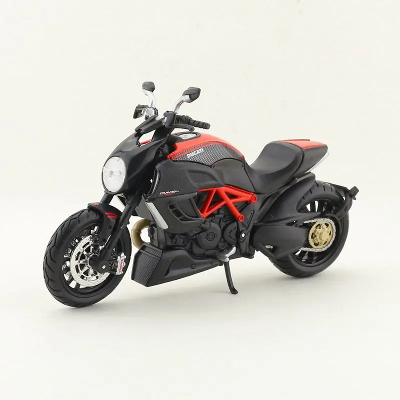 Ducati diavel carbon negro-rojo escala 1:18 moto modelo de maisto