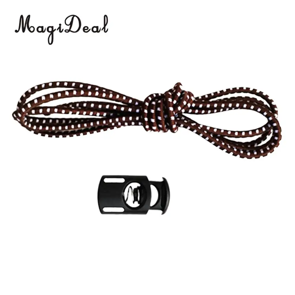 Flexible Rubber Elastic Strap Bungee Rope Cord Lock Stopper Universal Fits Swim Goggles Dive Snorkeling Mask MagiDeal 45"