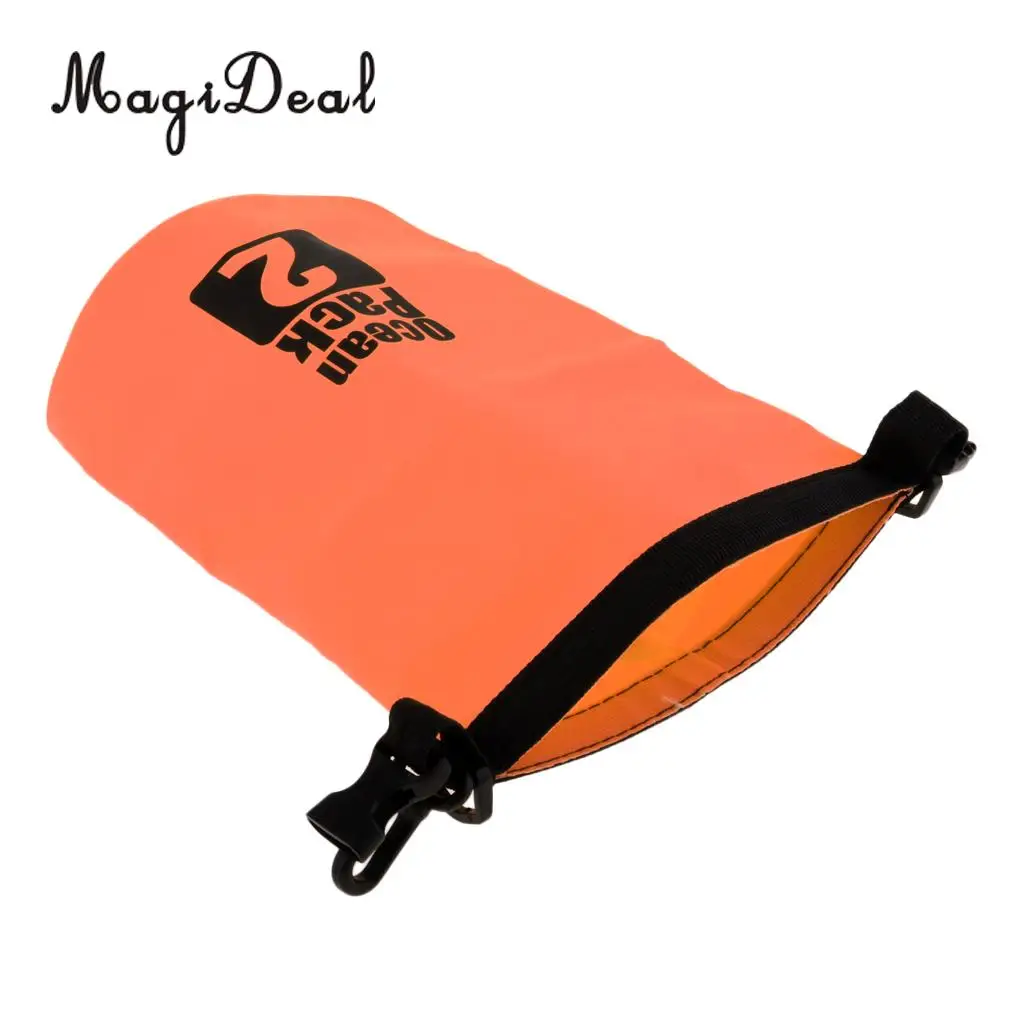 MagiDeal Heavy Duty 2L Waterproof Dry Bag Roll Top Sack for Kayak Canoeing Rafting Swimming Surfing Sailing Drifting Fishing