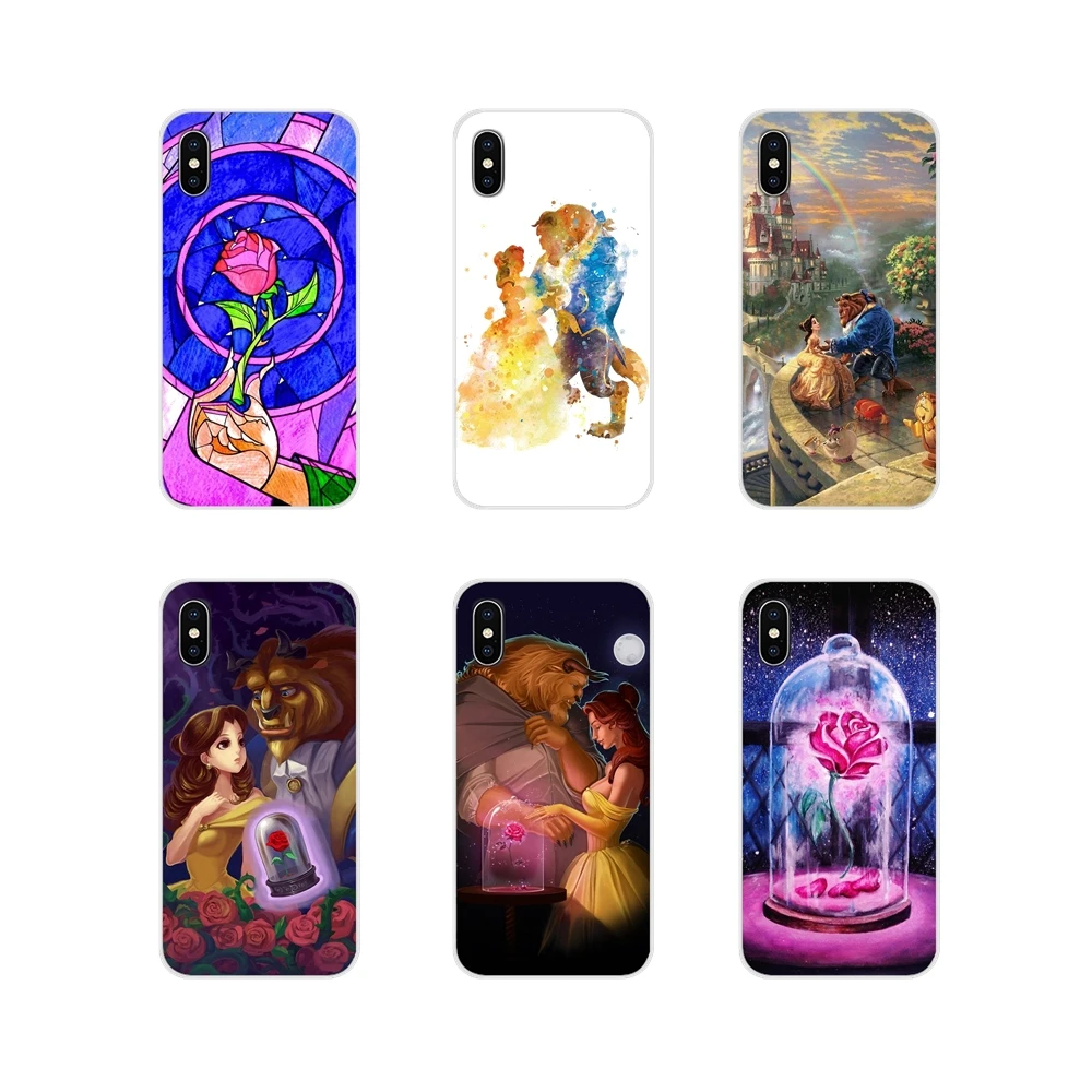 Beauty Beast Rose Princess For Huawei Nova 2 3 2i 3i Y6 Y7 Y9 Prime Pro GR3 GR5 2017 2018 2019 Y5II Y6II Mobile Phone Skin Cover | Мобильные