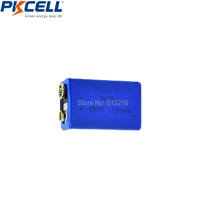 4 шт. ER9V 6F22/6LR61 PP3 1200mah 10,8 V литий-Тионилхлорид(Li-SOCl2) батарея ER 9V батареи для датчика дыма/игрушки