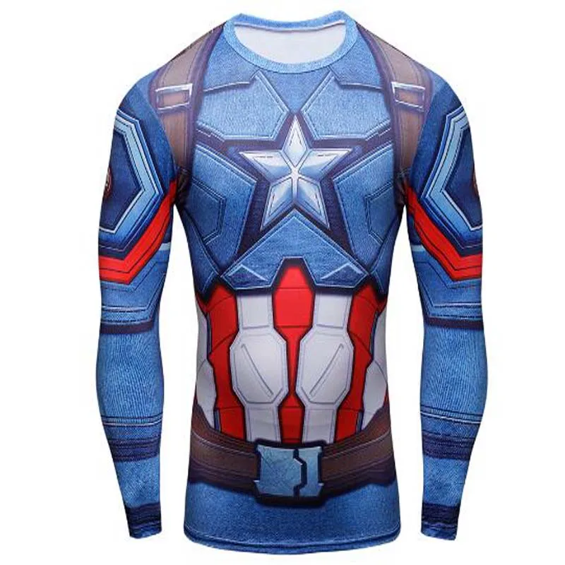 Captain America Compression Shirt