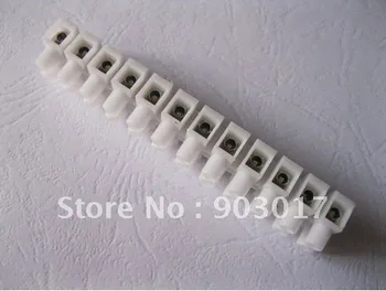

50 pcs 12pin/way Pitch 8.0mm Terminal Block Connector Feed through Type White Color Standard H=1.2 CY8H