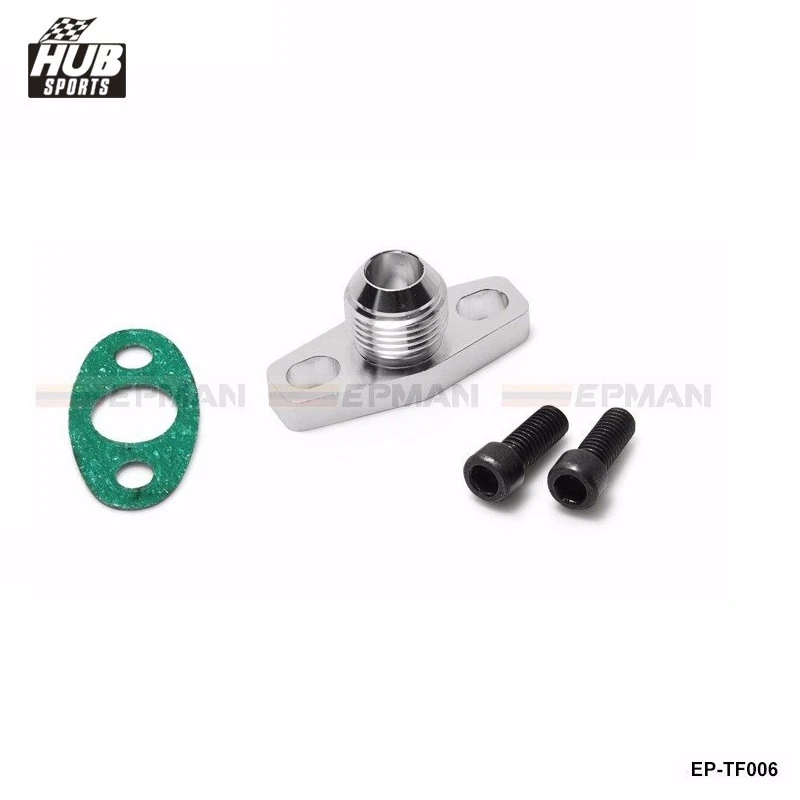 Turbo Oil Drain Return Flange 10 AN Garrett GT28 GT30 GT35 38mm M8 Hole