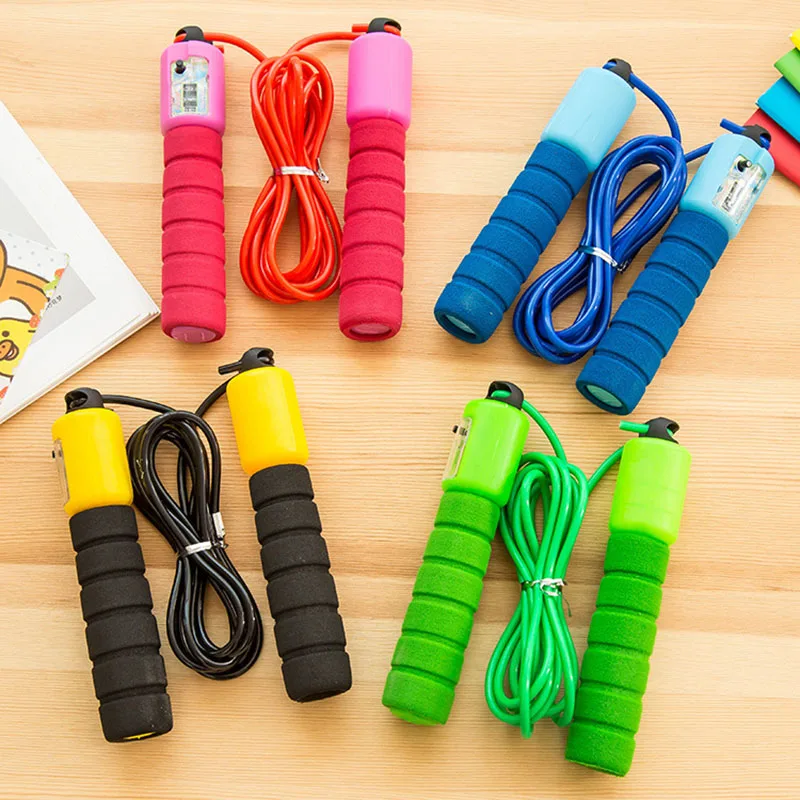 New Jump Rope Professional Electronic Counting Skipping Aerobics Fitness Equipment Game with Skipping Rope F