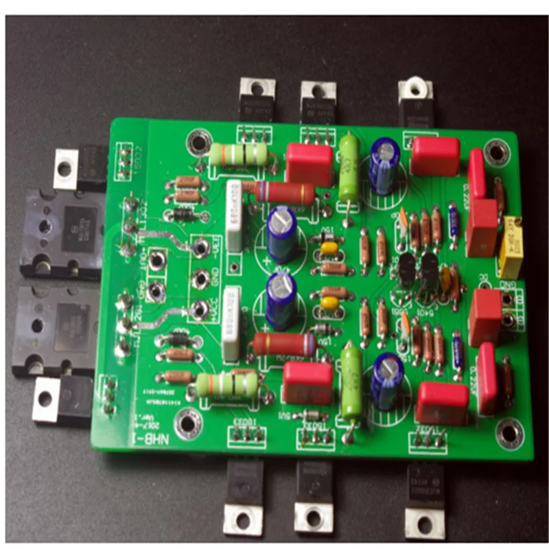 refer dartzeel NHB-108 After class amplifier board ON 2N5551/5401 input tube + MJ15032/15033 MJL1302/3281 power tube 2.0 CH diy