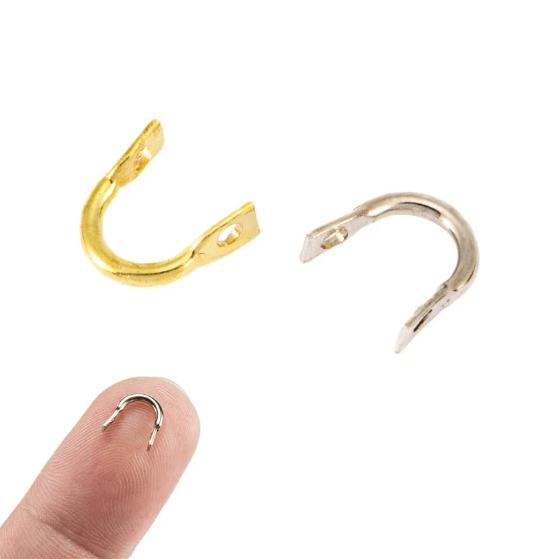 

50PCS Easy-Spin Clevises Spinner Easy Spin Brass DIY Fishing Lures Accessories Fishing Spoons Blades Spinner Easy Spin Spinner H
