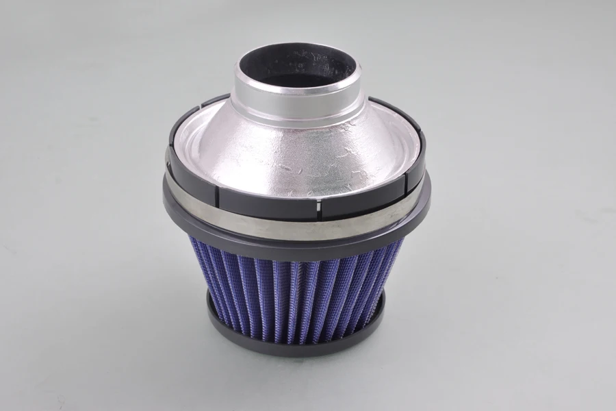 For 3" Spiral Tapered Cone Universal Style High Flow Dry Air Intake