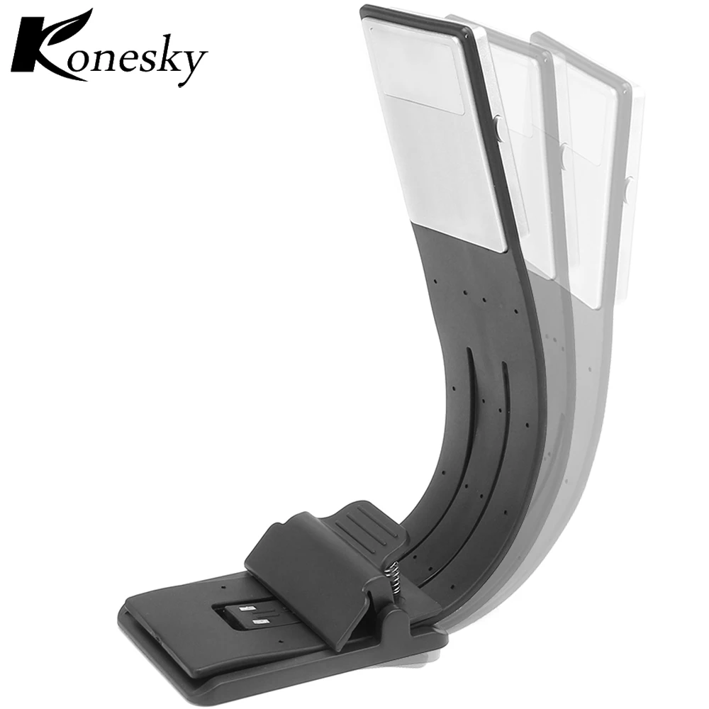 Konesky Rechargeable Book Reading Right Dimmable Led Book Lights