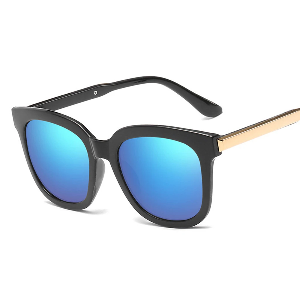 DCM новейшие модные квадратные солнцезащитные очки для женщин, фирменный дизайн, зеркальное покрытие, женские солнцезащитные очки для женщин, очки oculos de sol UV400 - Цвет линз: C3 BlackBlue