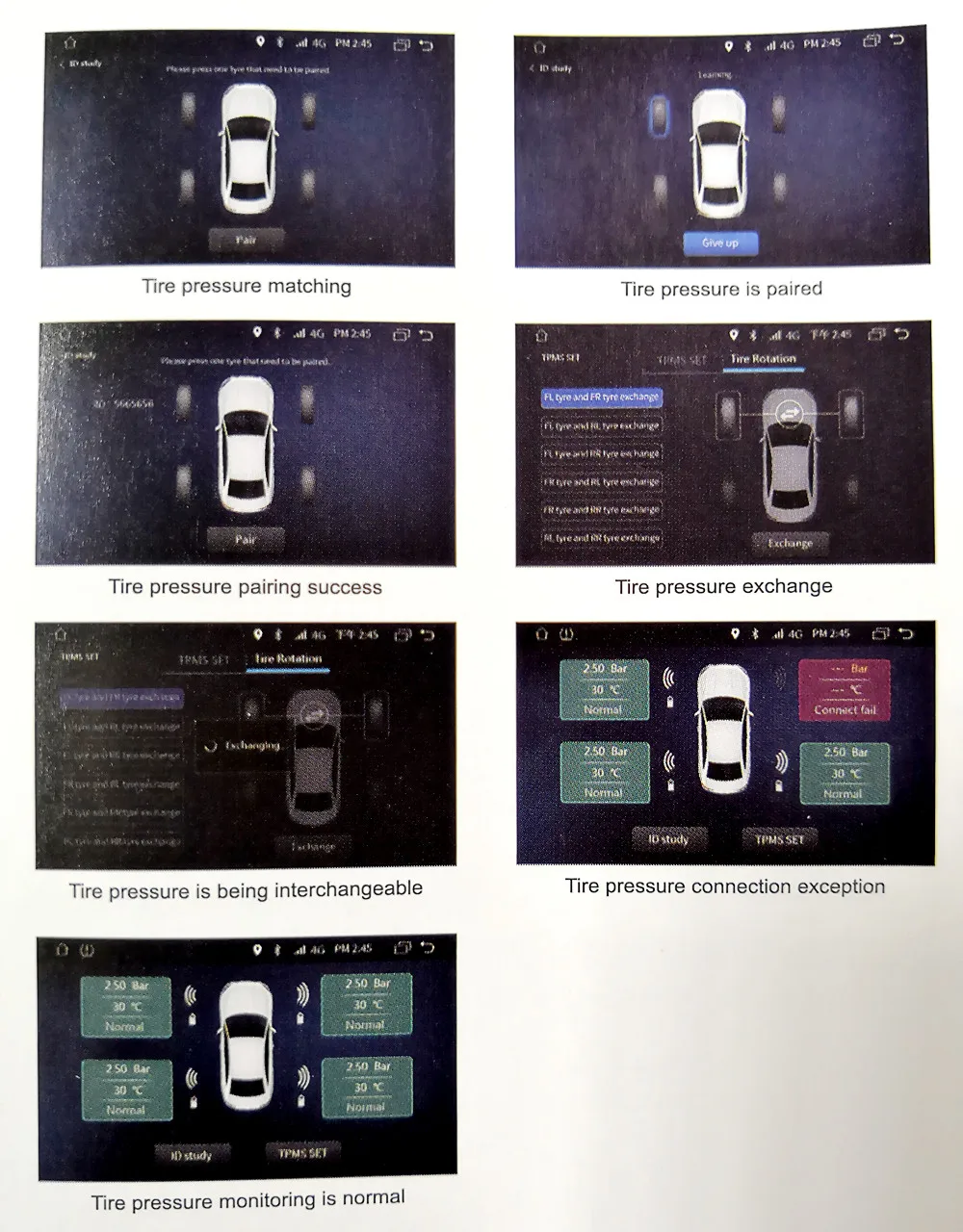 USB автомобильная система давления в шинах внешний TPMS для автомобиля DVD Радио дисплей Температура и давление с высокой точностью