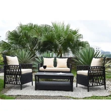 Прямая с фабрики наружная мебель простой дизайн диваны из ротанга набор диванов