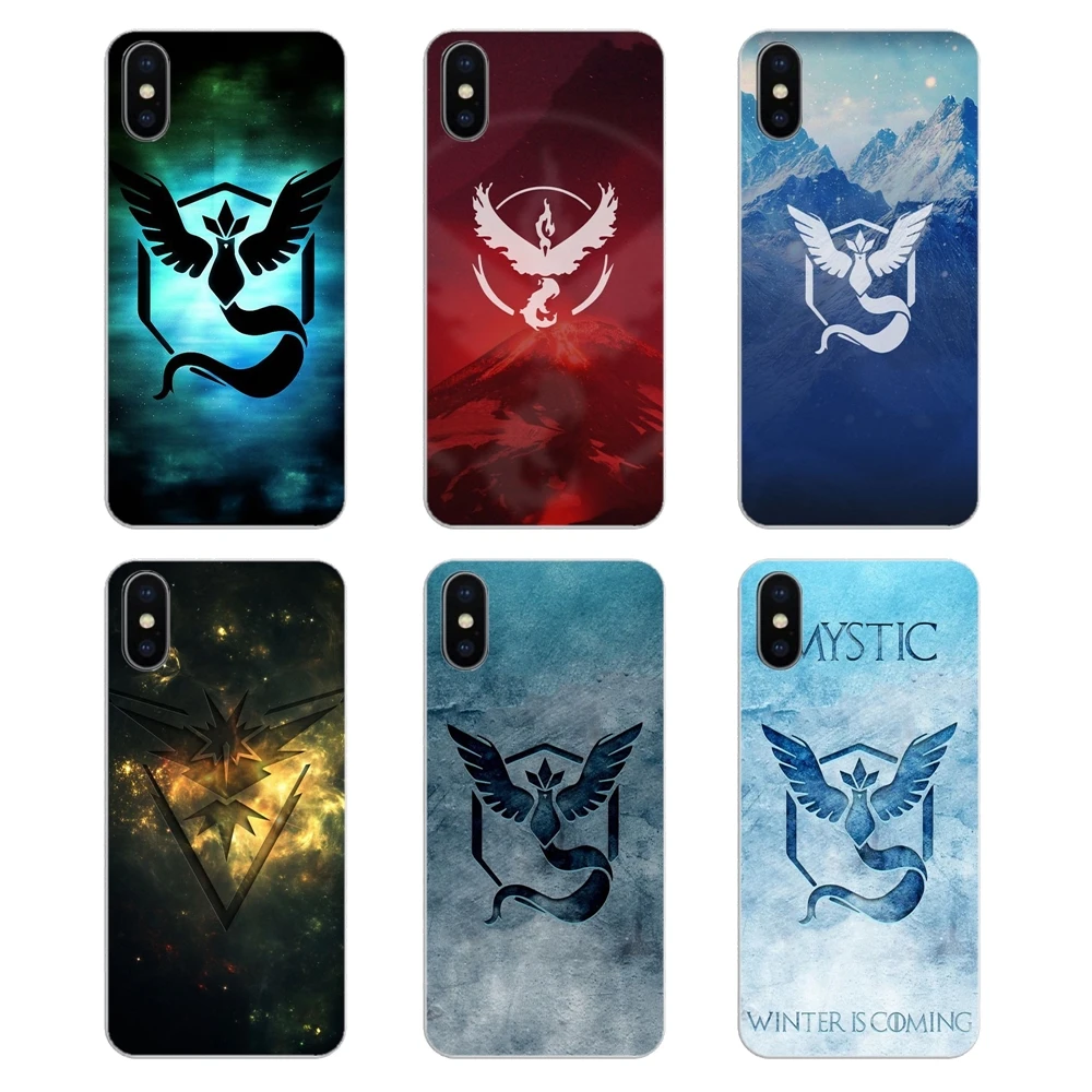 

Pokemon Go Pokeball Valor Mystic Team Game For Samsung Galaxy A5 A6 A7 A8 A9 J4 J5 J7 J8 2017 2018 Plus Prime Silicone Cover Bag