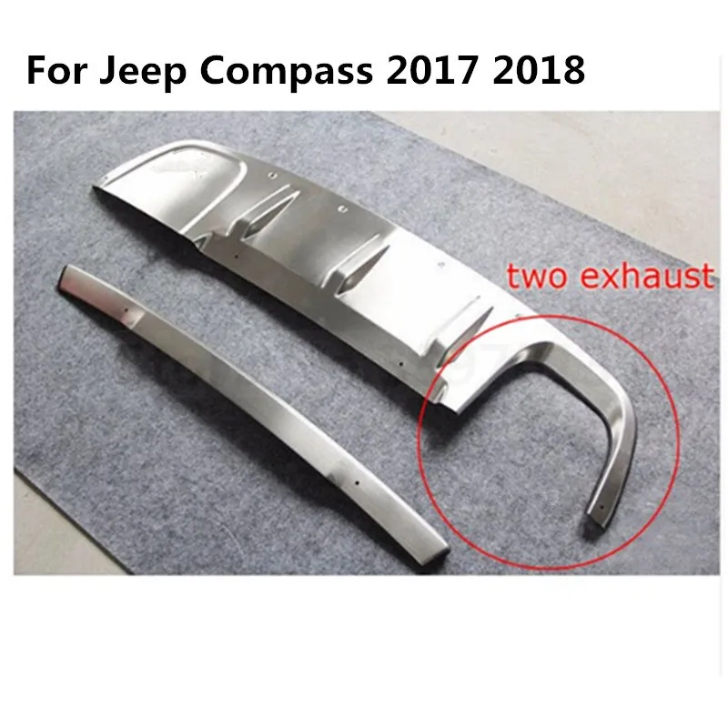 Новое поступление для Jeep Compass, защитная накладка на бампер, накладка bull bar, 304 нержавеющая сталь, автомобильный Стайлинг - Цвет: B