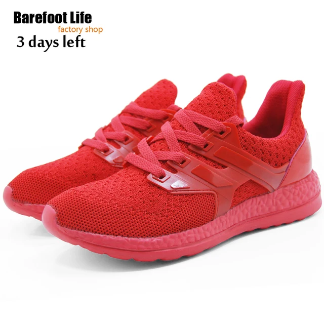 new red color sport running shoes woman and man,breathable sneakers