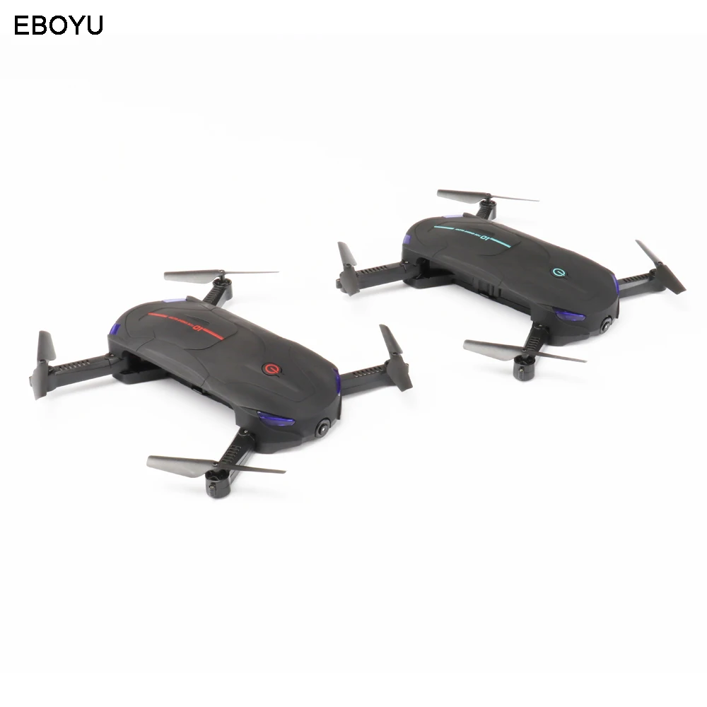 Eboyu m9952 Elfie складной Дрон WI-FI FPV-системы Drone 4ch Радиоуправляемый квадрокоптер 0.3mp/720 P HD Камера g-сенсор высота Удержание 3D rolling RTF