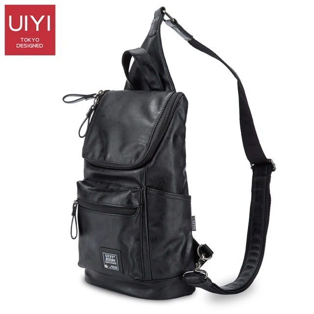 Uiyi черный грудь мужчины плечо & crossbody сумки трехмерная карман мальчик девочка сумка # uyx7019