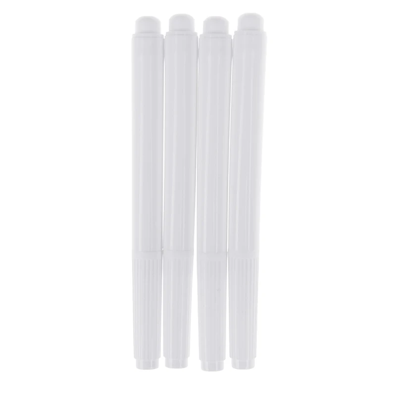 12 см 1/4 шт. белый жидкий Меловые карандаши для настенные наклейки детские комнаты доска съемные маркером в наборе, канцелярские принадлежности - Цвет: 4pcs