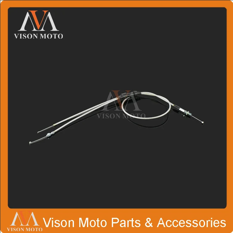 Dual Throttle Cable For KEIHIN PZ30mm Accelerating Accelerate Pump