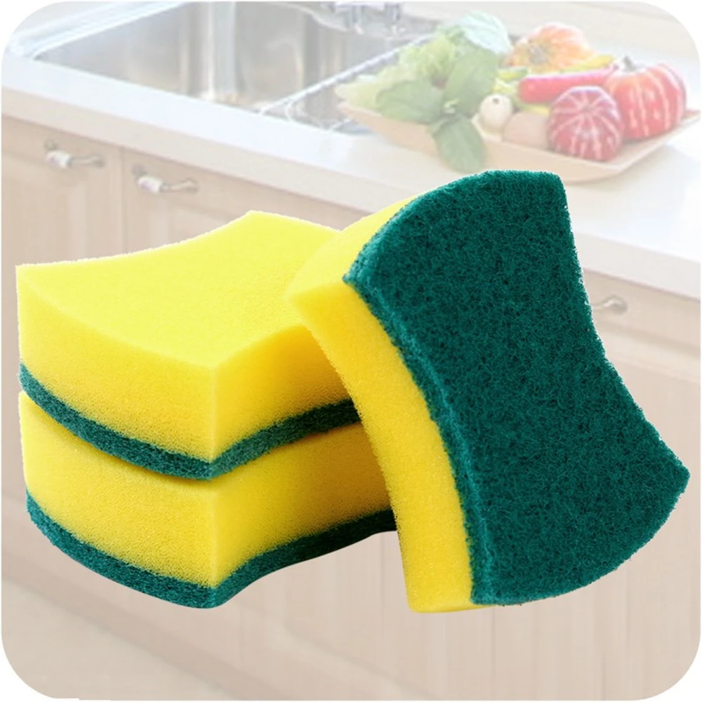 10pcs/lot Cleaning Sponges Universal Sponge Brush Set Kitchen Cleaning