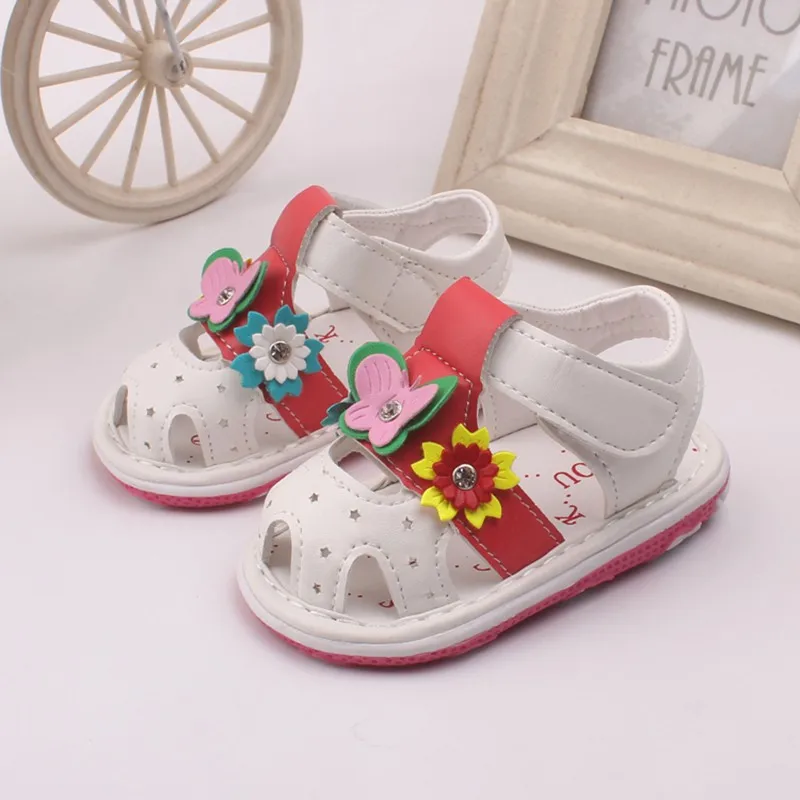 

New Summer Baby Sandals Baby Girls Shoes Non-Slip Toddlers Newborn Infant Sandals