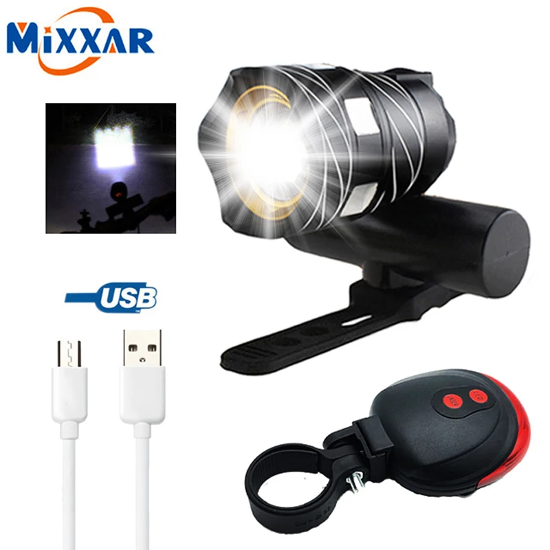 Top ZK20 Dropshipping 16000LM 3000mAh USB Rechargeable Bike Bicycle Built-in Batter Front & Tail Light Zoomable Torch Headlight 1 Top ZK20 Dropshipping 16000LM 3000mAh USB Rechargeable Bike Bicycle Built-in Batter Front & Tail Light Zoomable Torch Headlight 1